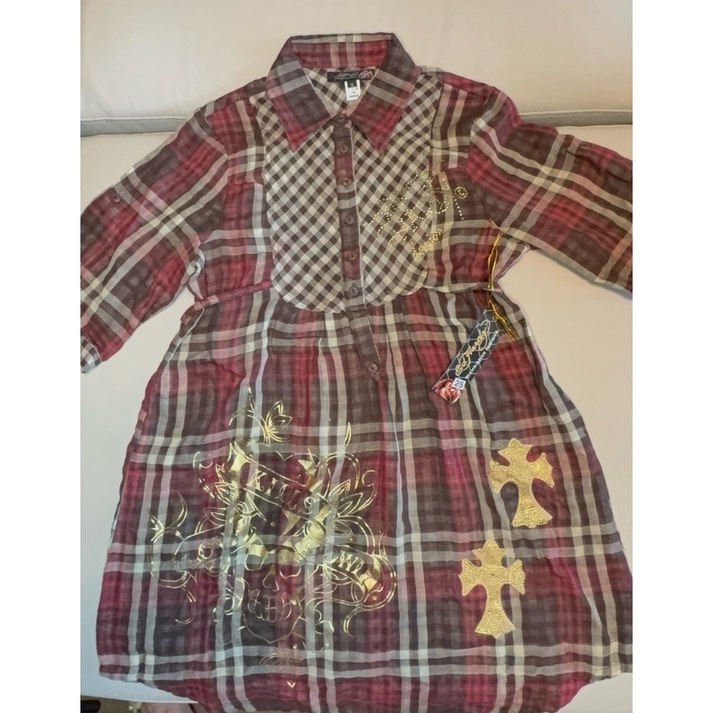 Women's size SMALL Ed Hardy dress.